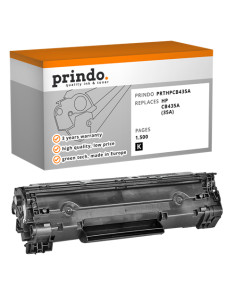 Toner Compatible Noir pour HP LaserJet P1005 - 1 500 pages référence CB435A