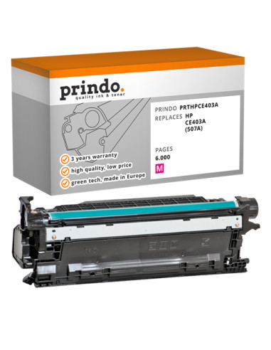 Toner Compatible Magenta pour HP LaserJet Enterprise 500 Color M551n - 6 000 pages référence CE403A