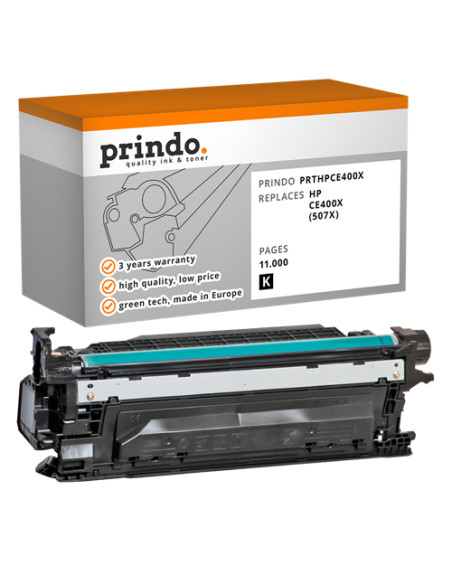 Toner Compatible Noir pour HP LaserJet Enterprise 500 Color M551n - 11 000 pages référence CE400X