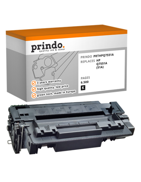 Toner Compatible Noir pour HP LaserJet M3035mfp - 6 500 pages référence Q7551A