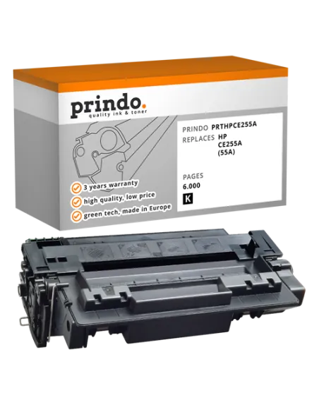 Toner Compatible Noir pour HP LaserJet Enterprise P3010 - 6 000 pages référence CE255A
