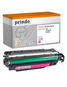 Toner Compatible Magenta pour HP ColorLaserJet CM4540 MFP - 12 500 pages référence CF033A