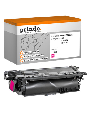 Toner Compatible Magenta pour HP ColorLaserJet CP4520 - 11 000 pages référence CE263A