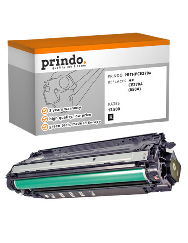 Toner Compatible Noir pour HP ColorLaserJet CP5525n - 13 500 pages référence CE270A