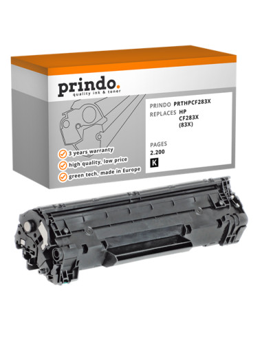 Toner Compatible Noir pour HP LaserJet Pro MFP M225dn - 2 200 pages référence CF283X