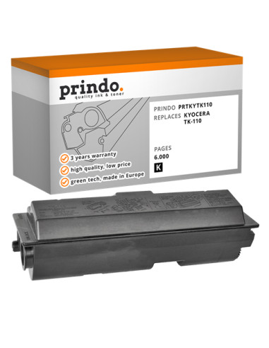 Toner Compatible Noir pour Kyocera FS-720 - 6 000 pages référence TK-110