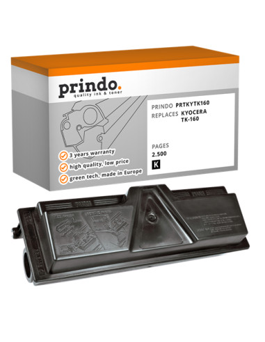 Toner Compatible Noir pour Kyocera FS-1120D - 2 500 pages référence TK-160