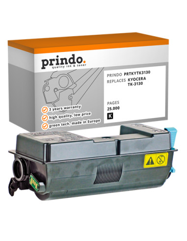 Toner Compatible Noir pour Kyocera FS-4200DN - 25 000 pages référence TK-3130