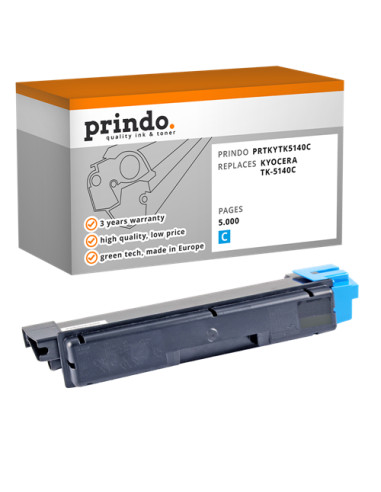 Toner Compatible Cyan pour Kyocera ECOSYS M6530cdn - 5 000 pages référence TK-5140C