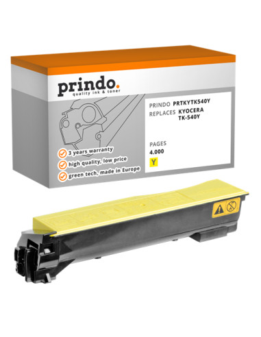 Toner Compatible Jaune pour Kyocera FS-C5100DN - 4 000 pages référence TK-540y