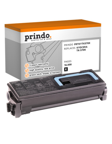 Toner Compatible Noir pour Kyocera FS-C5400DN - 16 000 pages référence TK-570k