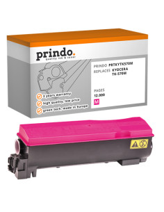 Toner Compatible Magenta pour Kyocera FS-C5400DN - 12 000 pages référence TK-570m