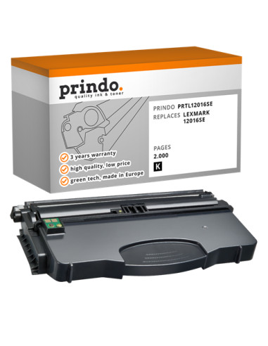 Toner Compatible Noir pour Lexmark E120n - 2 000 pages référence 12016SE