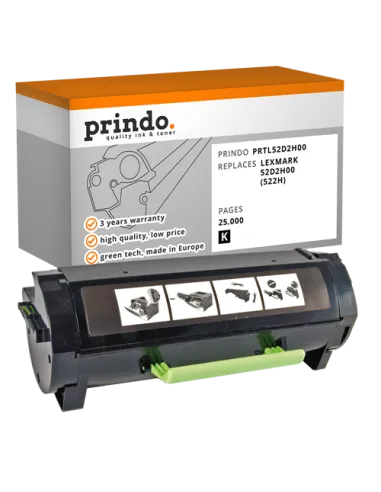 Toner Compatible Noir pour Lexmark MS810n - 25 000 pages référence 52D2H00