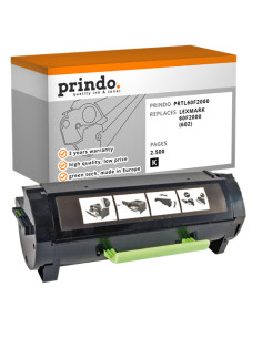 Toner Compatible Noir pour Lexmark MX310dn - 2 500 pages référence 60F2000