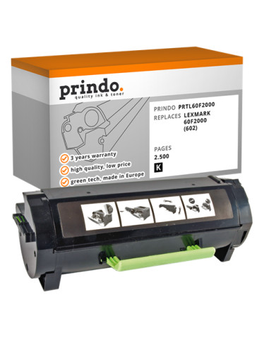 Toner Compatible Noir pour Lexmark MX310dn - 2 500 pages référence 60F2000