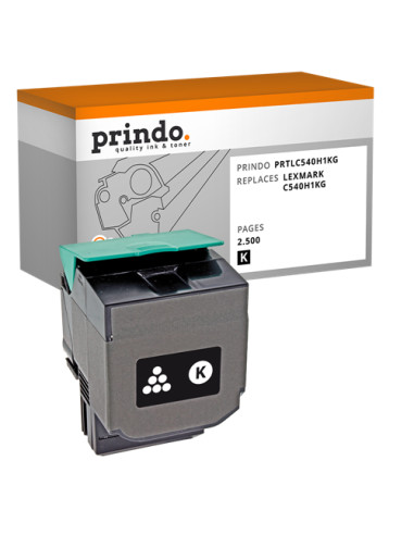 Toner Compatible Noir pour Lexmark C544 - 2 500 pages référence C540H1KG