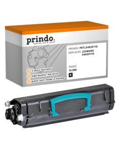 Toner Compatible Noir pour Lexmark X463 - 15 000 pages référence X463X11G