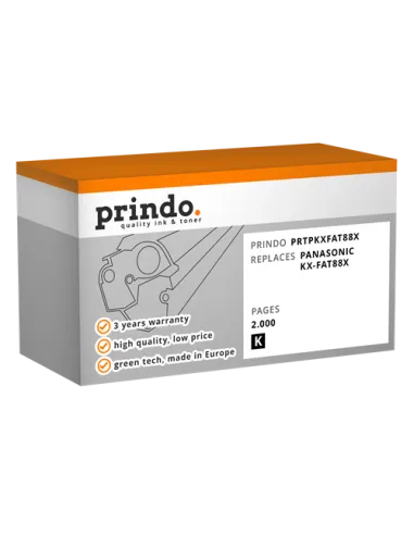 Toner Compatible Noir pour Panasonic KX-FL 401 - 2 000 pages référence KX-FAT88X