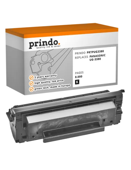 Toner Compatible Noir pour Panasonic UF 585 - 8 000 pages référence UG-3380