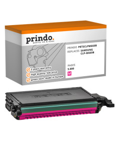 Toner Compatible Magenta pour Samsung CLP-610ND - 5 000 pages référence CLP-M660B