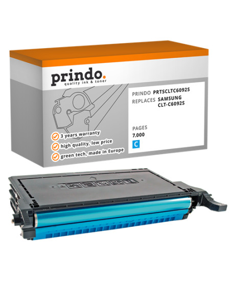 Toner Compatible Cyan pour Samsung CLP-770ND - 7 000 pages référence CLT-C6092S