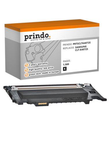 Toner Compatible Noir pour Samsung CLP-320 - 1 500 pages référence CLT-K4072S