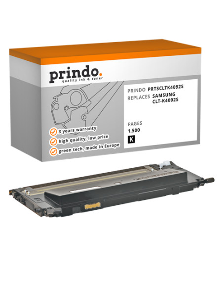 Toner Compatible Noir pour Samsung CLP-310 - 1 500 pages référence CLT-K4092S