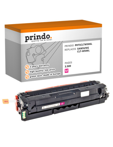 Toner Compatible Magenta pour Samsung CLP-680ND - 3 500 pages référence CLT-M506L
