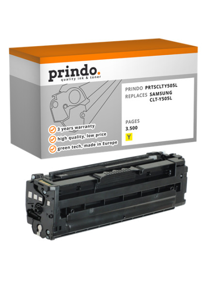 Toner Compatible Jaune pour Samsung ProXpress C2620DW - 3 500 pages référence CLT-Y505L