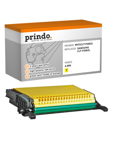 Toner Compatible Jaune pour Samsung CLP-620ND - 4 000 pages référence CLT-Y5082L