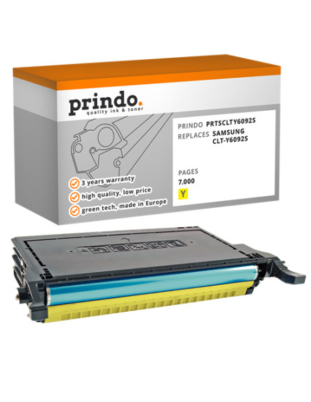 Toner Compatible Jaune pour Samsung CLP-770ND - 7 000 pages référence CLT-Y6092S