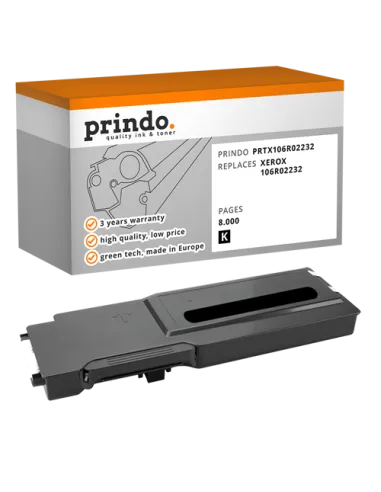 Toner Compatible Noir pour Xerox WorkCentre 6605 - 8 000 pages référence 106R02232