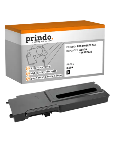 Toner Compatible Noir pour Xerox WorkCentre 6605 - 8 000 pages référence 106R02232