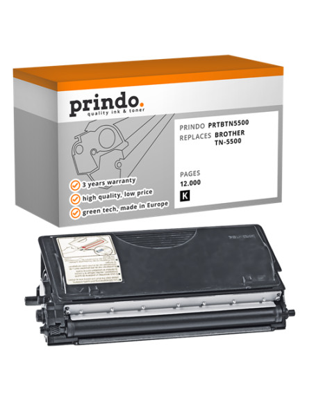 Toner Compatible Noir pour Brother HL-7050 - 12 000 pages référence TN-5500