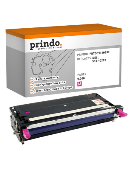 Toner Compatible Magenta pour Dell 3130cn - 9 000 pages référence 593-10292