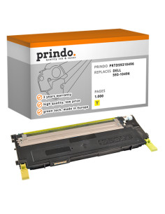 Toner Compatible Jaune pour Dell 1235cn - 1 000 pages référence 593-10496