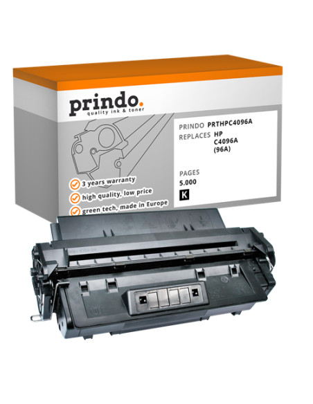 Toner Compatible Noir pour HP LaserJet 2100 - 5 000 pages référence C4096A