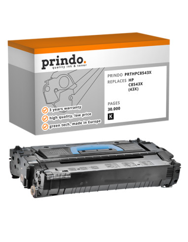Toner Compatible Noir pour HP LaserJet 9000 - 30 000 pages référence C8543X