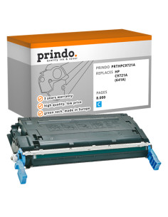 Toner Compatible Cyan pour HP ColorLaserJet 4600 - 8 000 pages référence C9721A