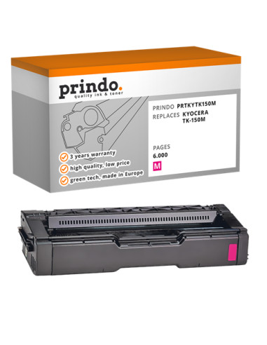Toner Compatible Magenta pour Kyocera FS-C1020 MFP - 6 000 pages référence TK-150m