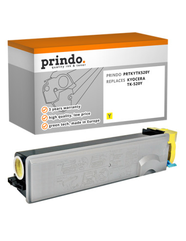 Toner Compatible Jaune pour Kyocera FS-C5015N - 4 000 pages référence TK-520y