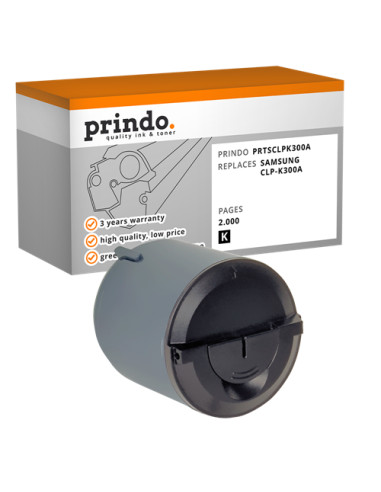 Toner Compatible Noir pour Samsung CLP-300 - 2 000 pages référence CLP-K300A