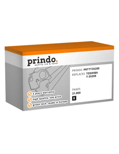 Toner Compatible Noir pour Toshiba e-Studio 350 - 21 000 pages référence T-3520E