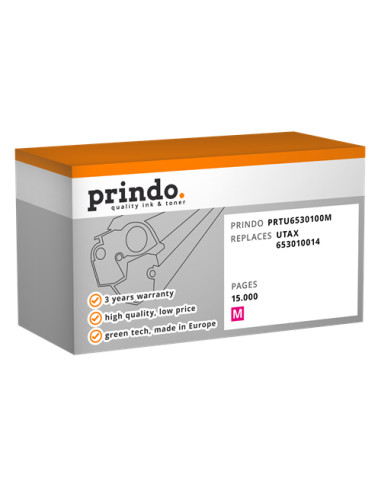 Toner Compatible Magenta pour Utax CDC 1930 - 15 000 pages référence 653010014