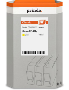 PFI-107y Cartouche compatible Jaune pour traceur CANON 6708B001 - 130ml référence 6708B001