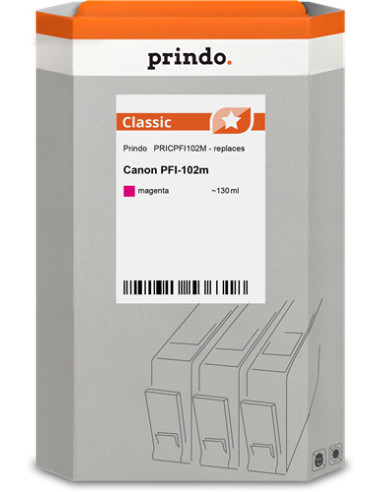PFI-102m Cartouche compatible Magenta pour traceur CANON 0897B001 - 130ml référence 0897B001