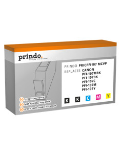 PFI-107 Pack de 5 cartouches compatibles Canon 130ml