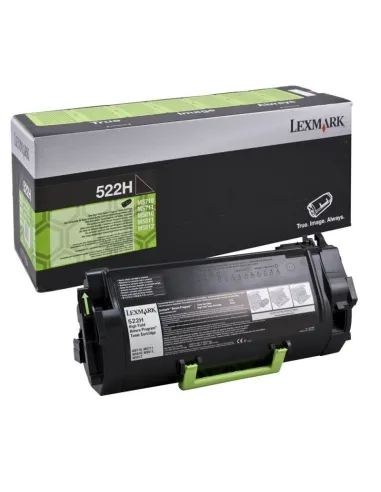 52D2H0E - Toner Noir original Lexmark corporate 522H - 25000 pages 