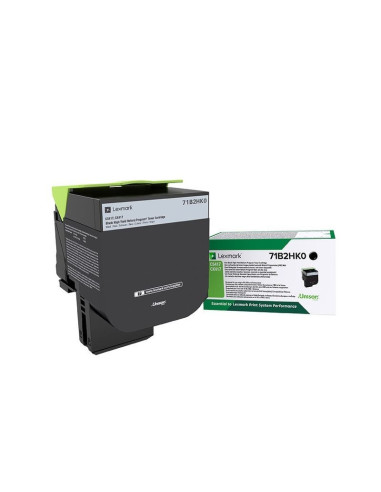 71B2HK0 - LEXMARK Cartouche Toner CS417,CX417 HC LRP Noire 6000 pages 